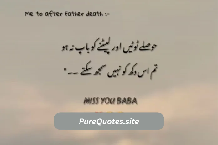 Father Death Poetry in Urdu